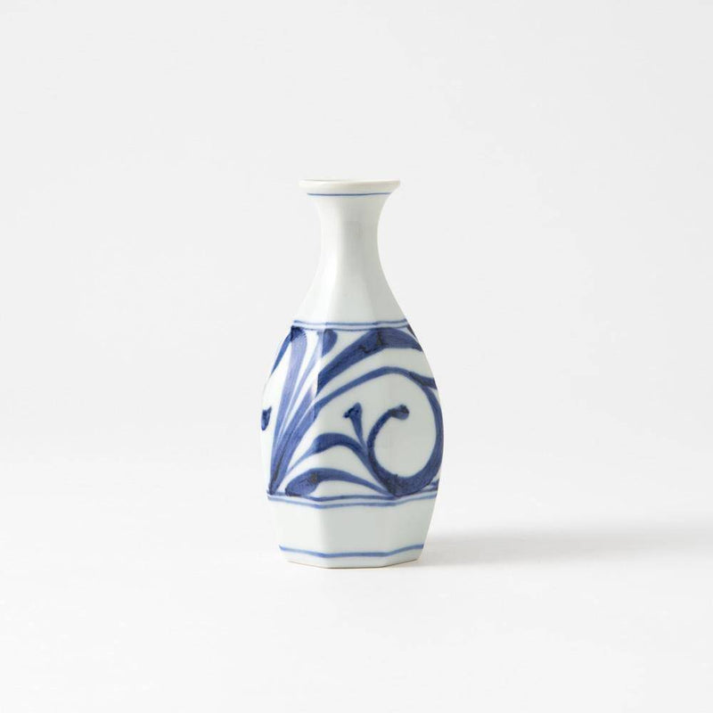 Baizan Kiln Arabesque Tobe Gourd Sake Carafe 6.3in - MUSUBI KILN - Quality Japanese Tableware and Gift