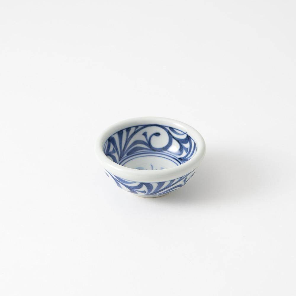 Baizan Kiln Arabesque Tobe Kobachi Bowl 3.9in - MUSUBI KILN - Quality Japanese Tableware and Gift