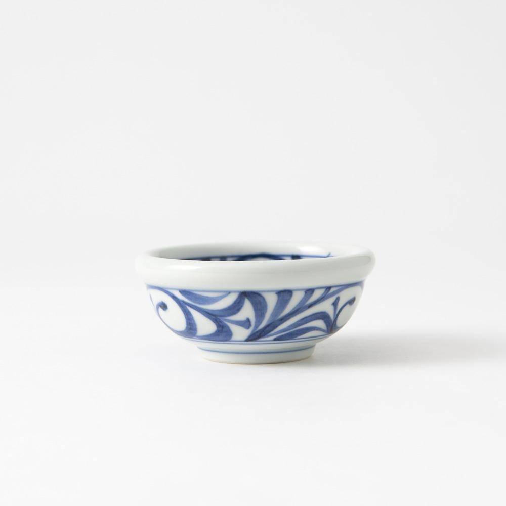 Baizan Kiln Arabesque Tobe Kobachi Bowl 3.9in - MUSUBI KILN - Quality Japanese Tableware and Gift