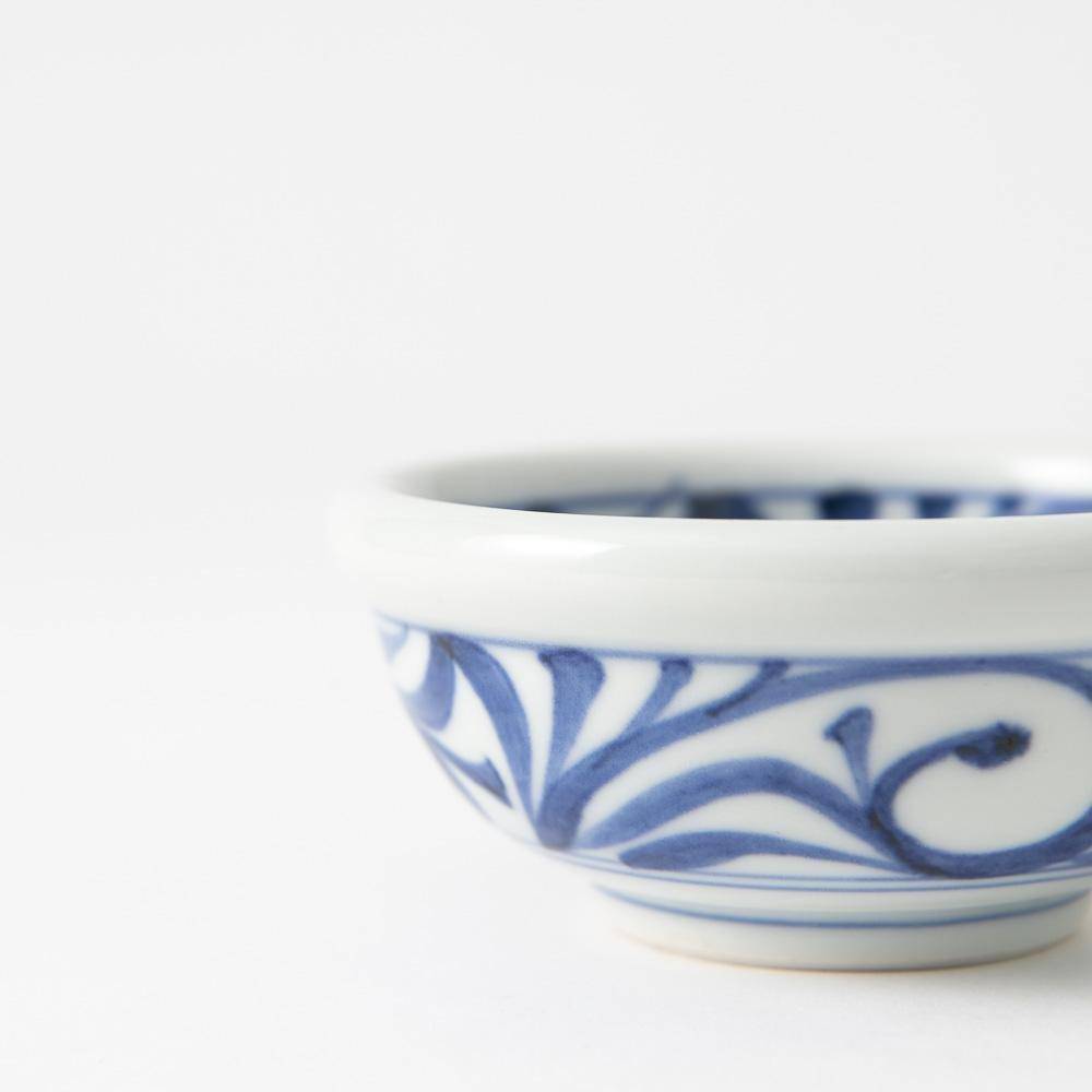 Baizan Kiln Arabesque Tobe Kobachi Bowl 3.9in - MUSUBI KILN - Quality Japanese Tableware and Gift