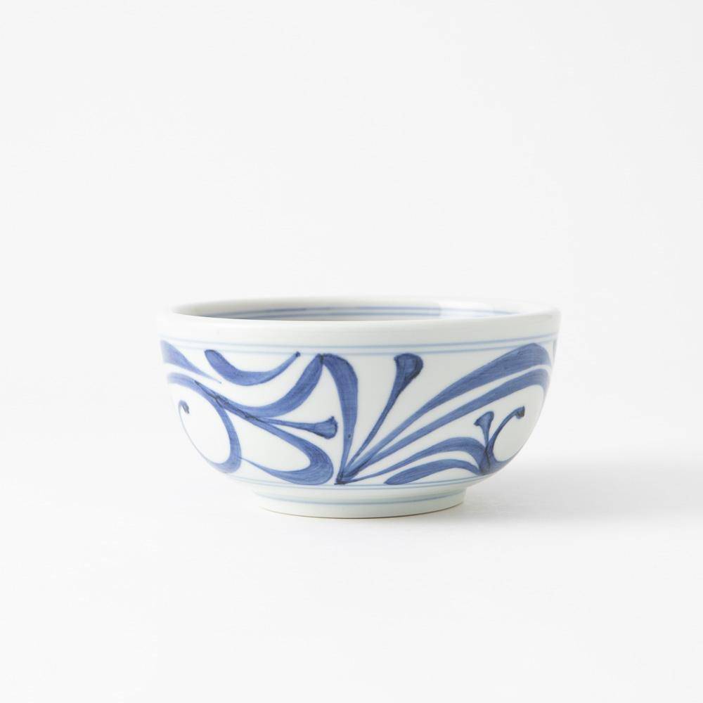 Baizan Kiln Arabesque Tobe Mortar Bowl 6.69in - MUSUBI KILN - Quality Japanese Tableware and Gift