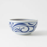 Baizan Kiln Arabesque Tobe Mortar Bowl 7.8in - MUSUBI KILN - Quality Japanese Tableware and Gift