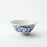 Baizan Kiln Arabesque Tobe Ramen Bowl M - MUSUBI KILN - Quality Japanese Tableware and Gift