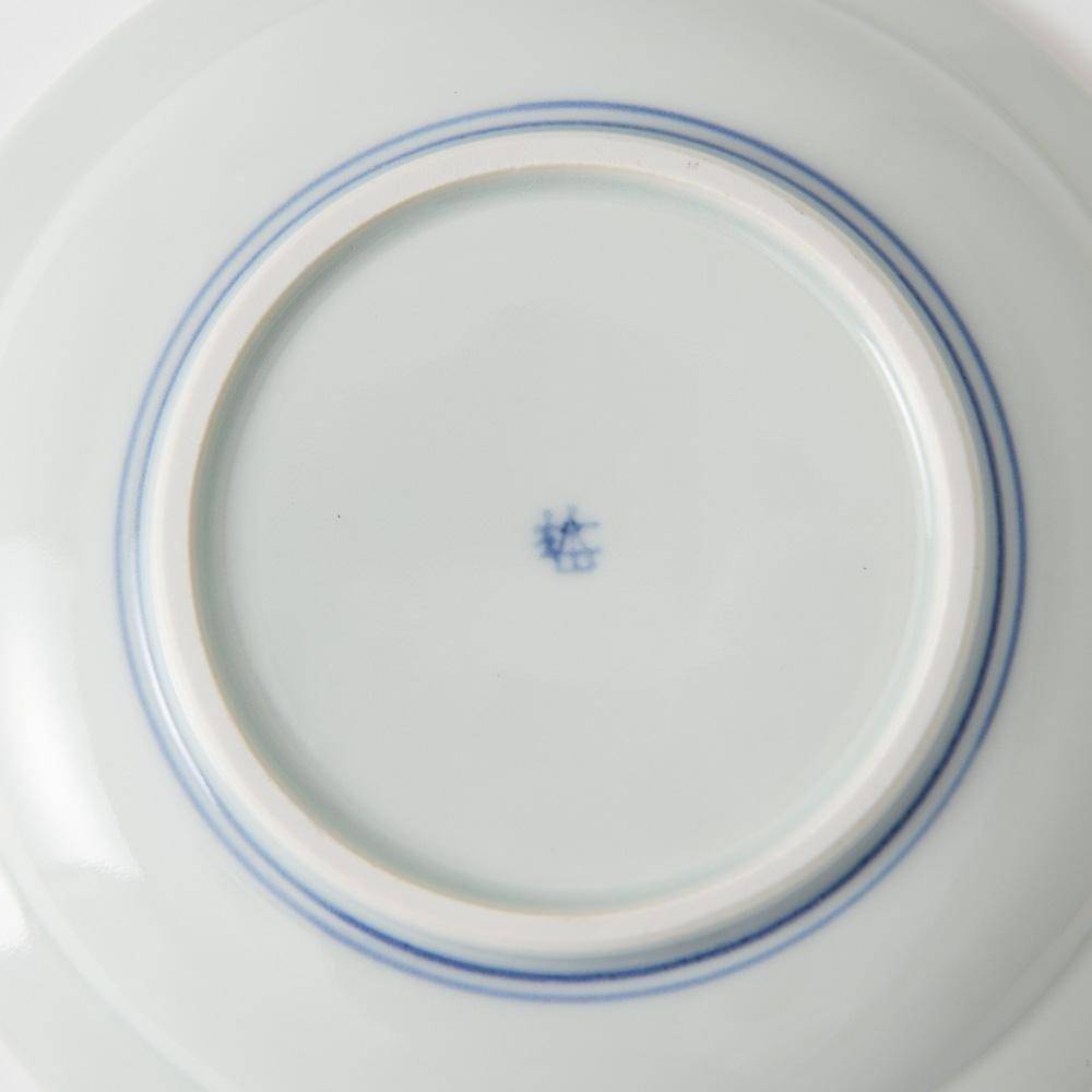 Baizan Kiln Arabesque Tobe Round Plate 7in - MUSUBI KILN - Quality Japanese Tableware and Gift