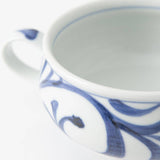 Baizan Kiln Arabesque Tobe Soup Cup - MUSUBI KILN - Quality Japanese Tableware and Gift