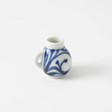 Baizan Kiln Blue Arabesque Tobe Creamer - MUSUBI KILN - Quality Japanese Tableware and Gift