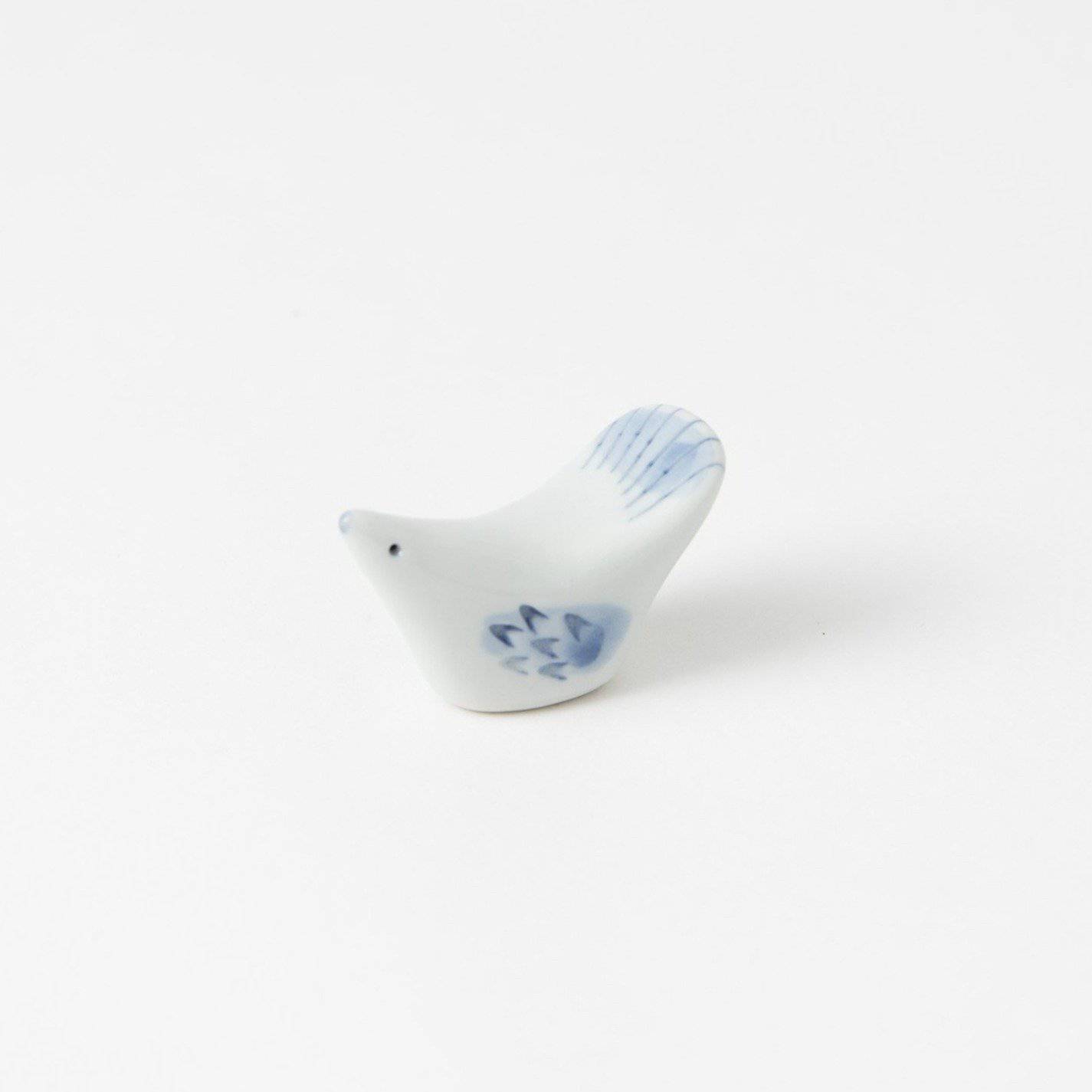 Baizan Kiln GOSU Small Bird Tobe Chopstick Rest - MUSUBI KILN - Quality Japanese Tableware and Gift