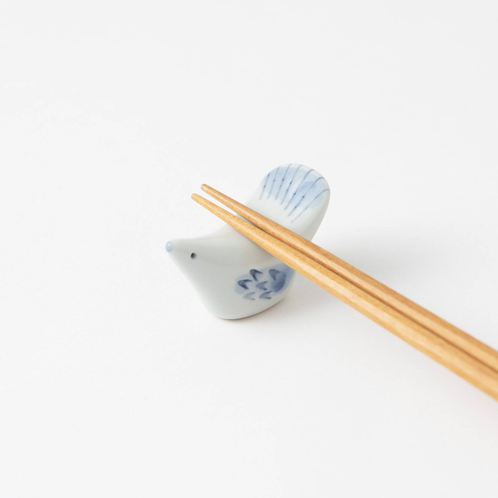 Baizan Kiln GOSU Small Bird Tobe Chopstick Rest - MUSUBI KILN - Quality Japanese Tableware and Gift