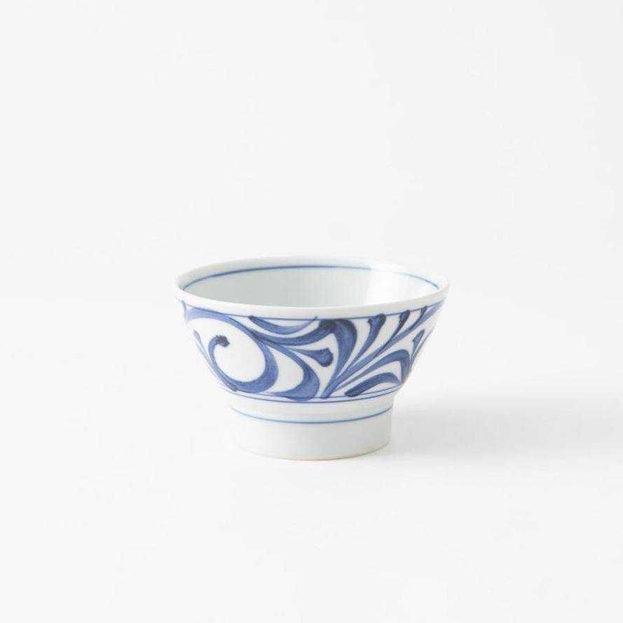 Baizan Kiln Kurawanka Arabesque Japanese Rice Bowl - MUSUBI KILN - Quality Japanese Tableware and Gift