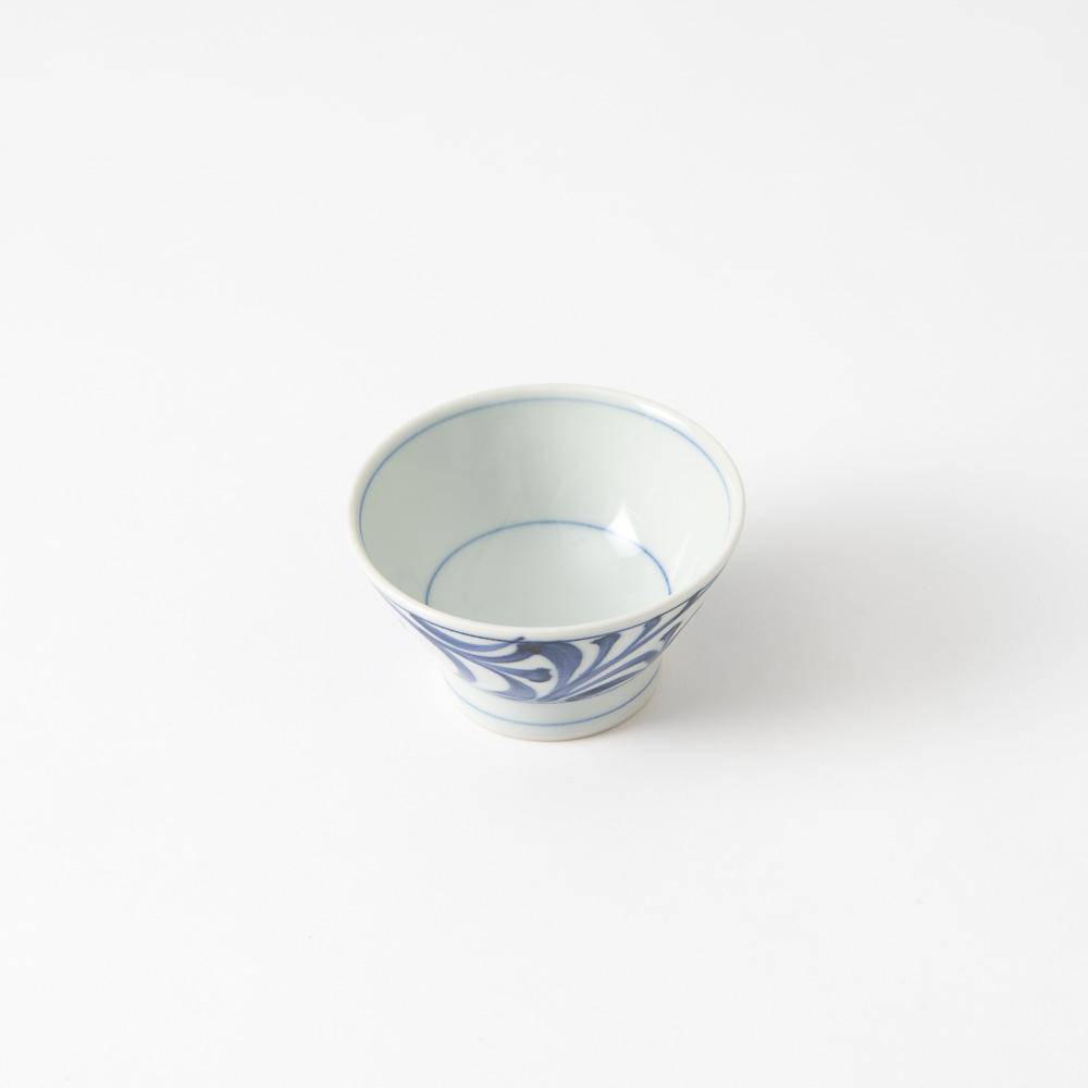 Baizan Kiln Kurawanka Arabesque Small Japanese Rice Bowl - MUSUBI KILN - Quality Japanese Tableware and Gift