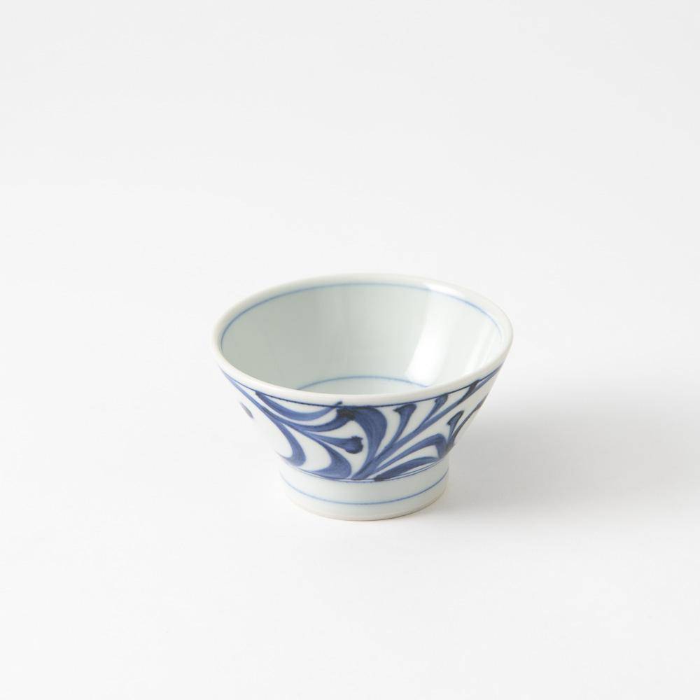 Baizan Kiln Kurawanka Arabesque Small Japanese Rice Bowl - MUSUBI KILN - Quality Japanese Tableware and Gift