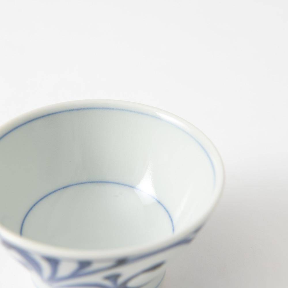 Baizan Kiln Kurawanka Arabesque Small Japanese Rice Bowl - MUSUBI KILN - Quality Japanese Tableware and Gift