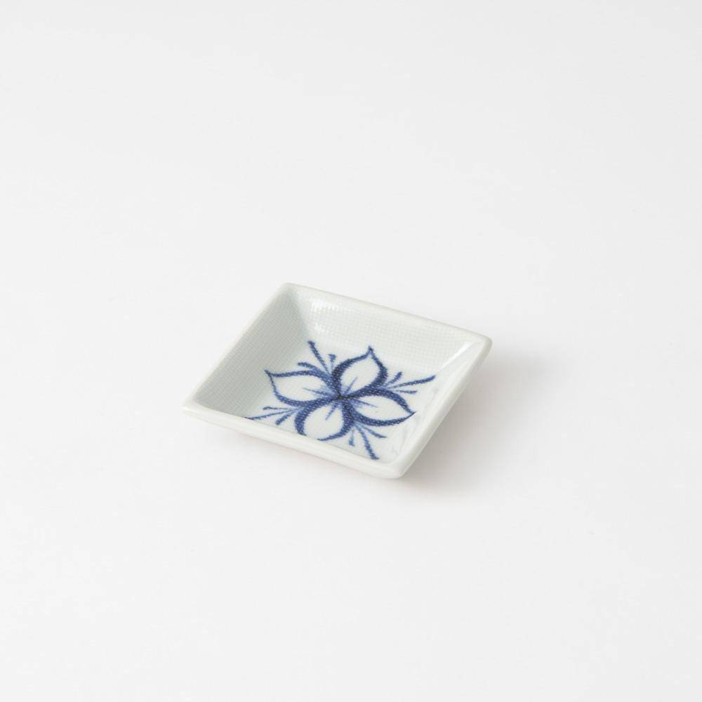 Baizan Kiln Leaf Tobe Sauce Plate - MUSUBI KILN - Quality Japanese Tableware and Gift