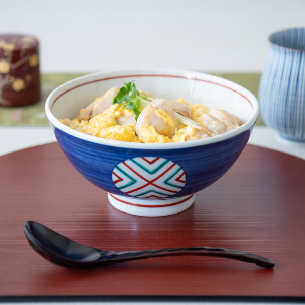 Baizan Kiln Marunuki Tobe Donburi Bowl L - MUSUBI KILN - Quality Japanese Tableware and Gift