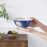 Baizan Kiln Marunuki Tobe Donburi Bowl L - MUSUBI KILN - Quality Japanese Tableware and Gift