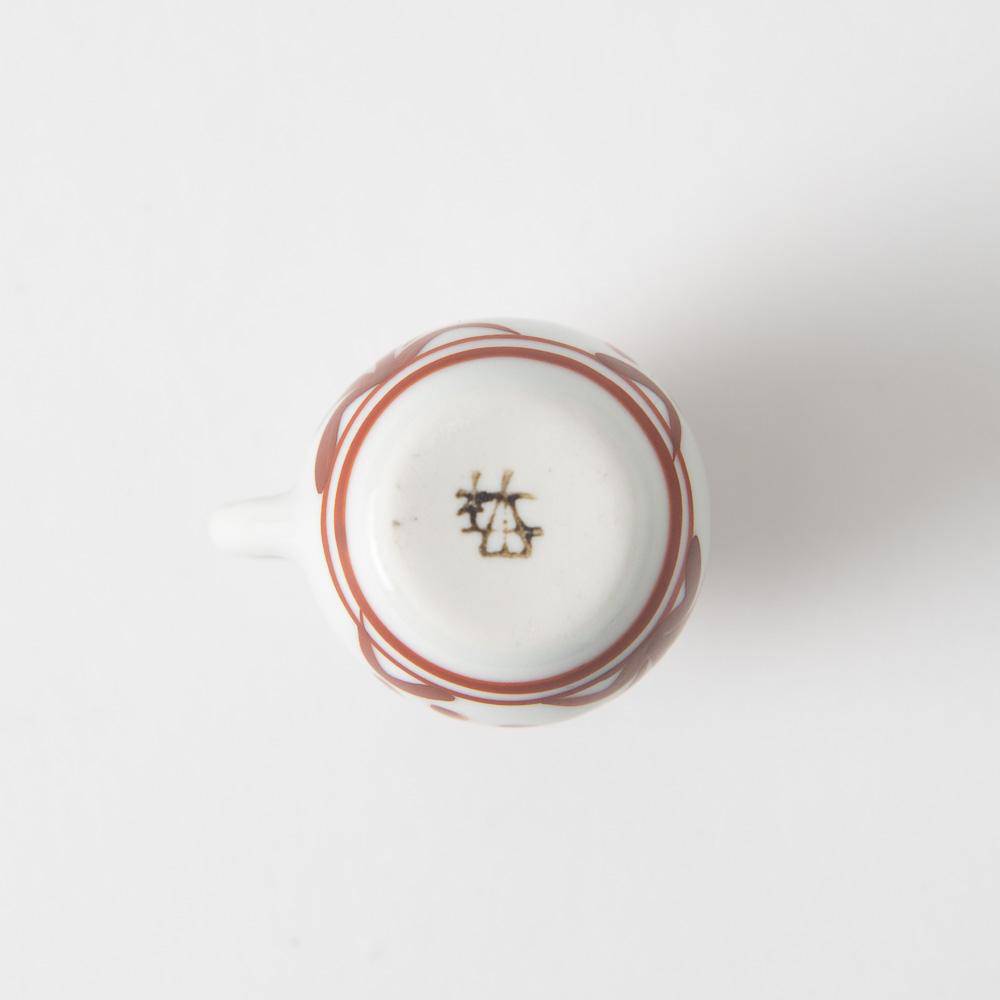 Baizan Kiln Red Sun Tobe Creamer - MUSUBI KILN - Quality Japanese Tableware and Gift