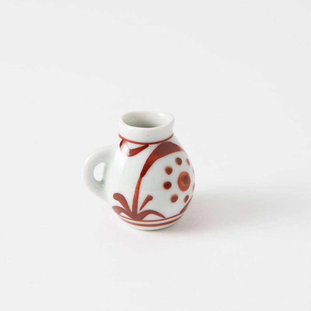 Baizan Kiln Red Sun Tobe Creamer - MUSUBI KILN - Quality Japanese Tableware and Gift