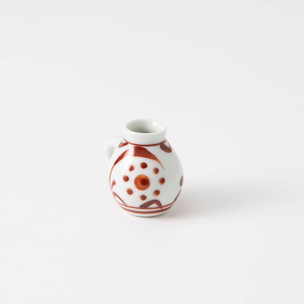 Baizan Kiln Red Sun Tobe Creamer - MUSUBI KILN - Quality Japanese Tableware and Gift