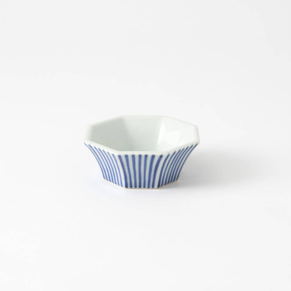 Baizan Kiln TOKUSA Octagon Tobe Kobachi Bowl - MUSUBI KILN - Quality Japanese Tableware and Gift