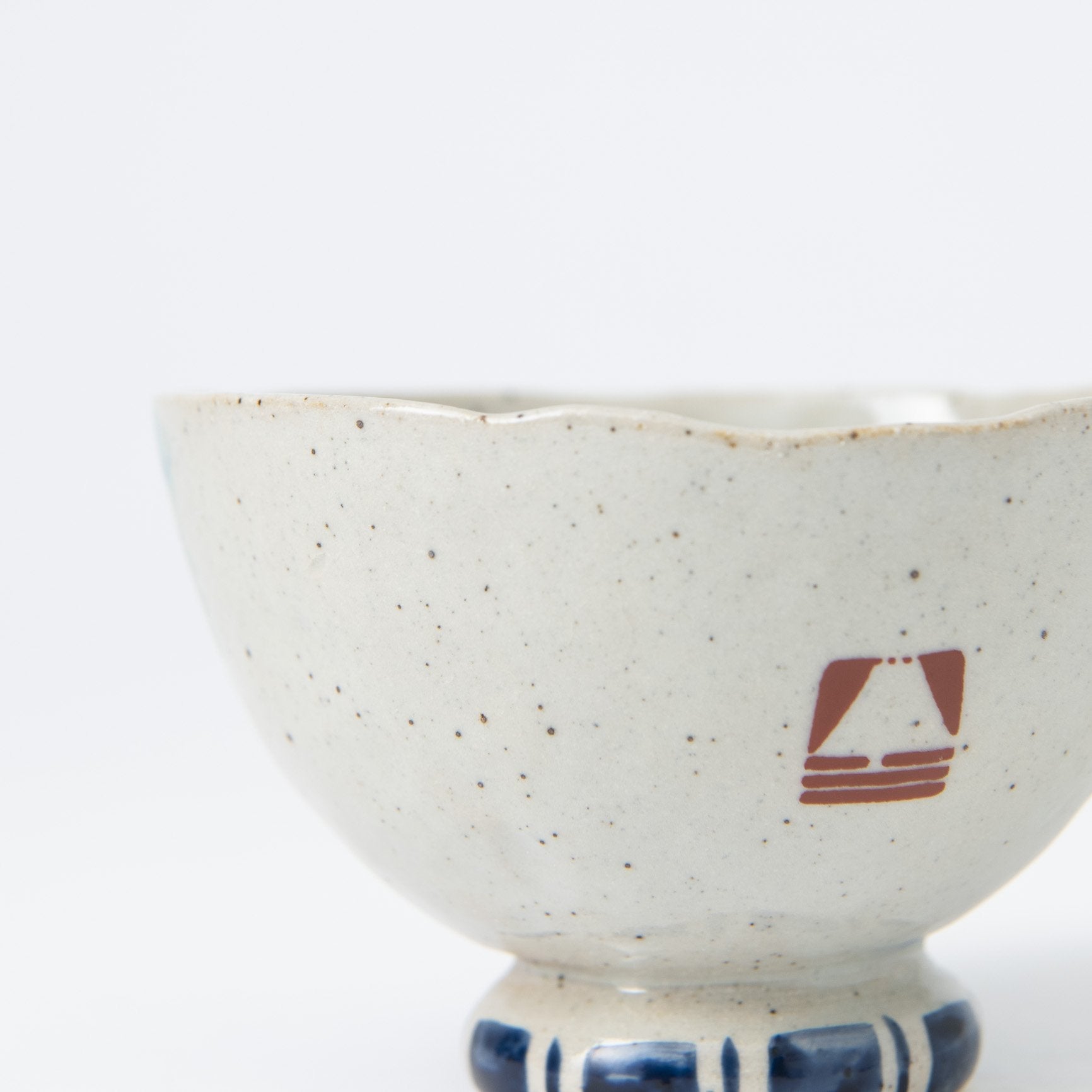 Bizan Kiln Hokusai Fuji Kutani Japanese Rice Bowl - MUSUBI KILN - Quality Japanese Tableware and Gift