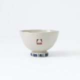 Bizan Kiln Hokusai Wave Kutani Japanese Rice Bowl - MUSUBI KILN - Quality Japanese Tableware and Gift