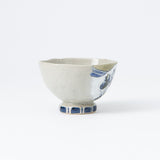 Bizan Kiln Hokusai Wave Kutani Japanese Rice Bowl - MUSUBI KILN - Quality Japanese Tableware and Gift