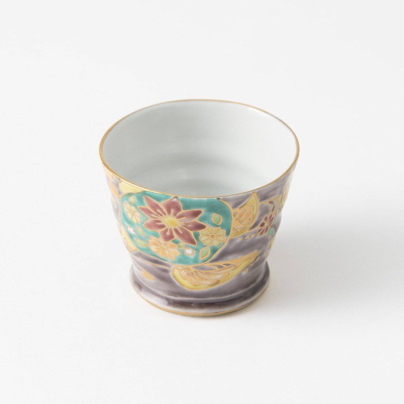 Bizan Kiln Sea Turtle Kutani Teacup - MUSUBI KILN - Quality Japanese Tableware and Gift