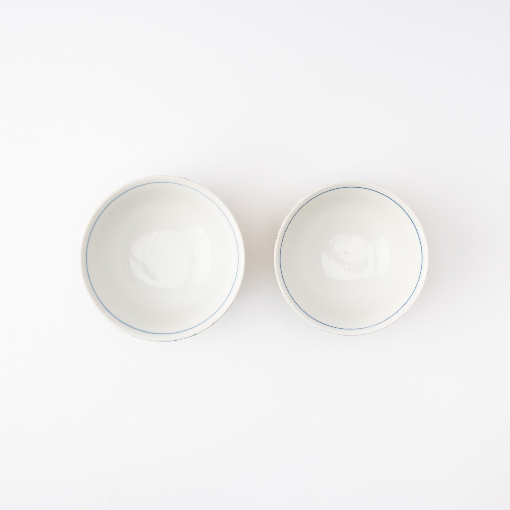 Bizan Kiln Yoshidaya Peony Kutani Rice Bowl Pair - MUSUBI KILN - Quality Japanese Tableware and Gift