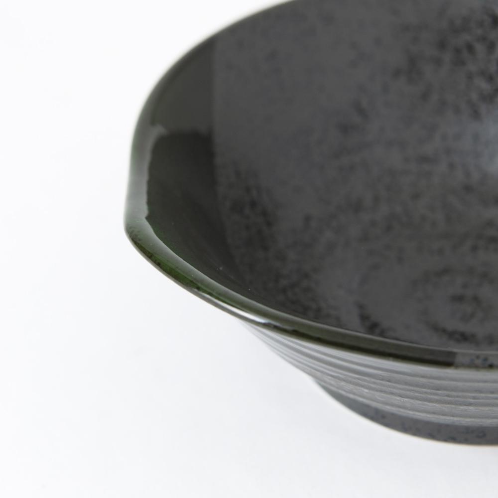 Black and Green Mino Ware Tonsui Bowl - MUSUBI KILN - Quality Japanese Tableware and Gift