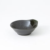 Black and Green Mino Ware Tonsui Bowl - MUSUBI KILN - Quality Japanese Tableware and Gift