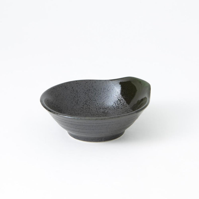 Black and Green Mino Ware Tonsui Bowl - MUSUBI KILN - Quality Japanese Tableware and Gift