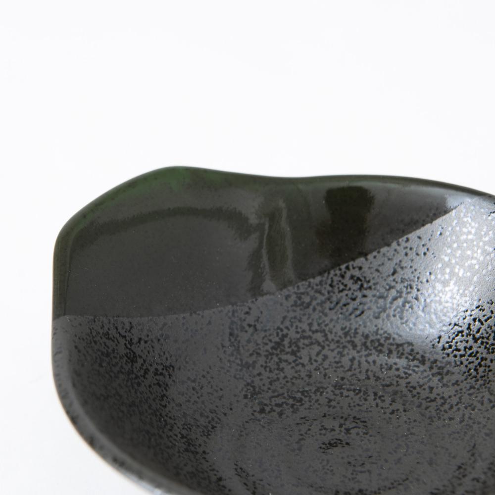 Black and Green Mino Ware Tonsui Bowl - MUSUBI KILN - Quality Japanese Tableware and Gift