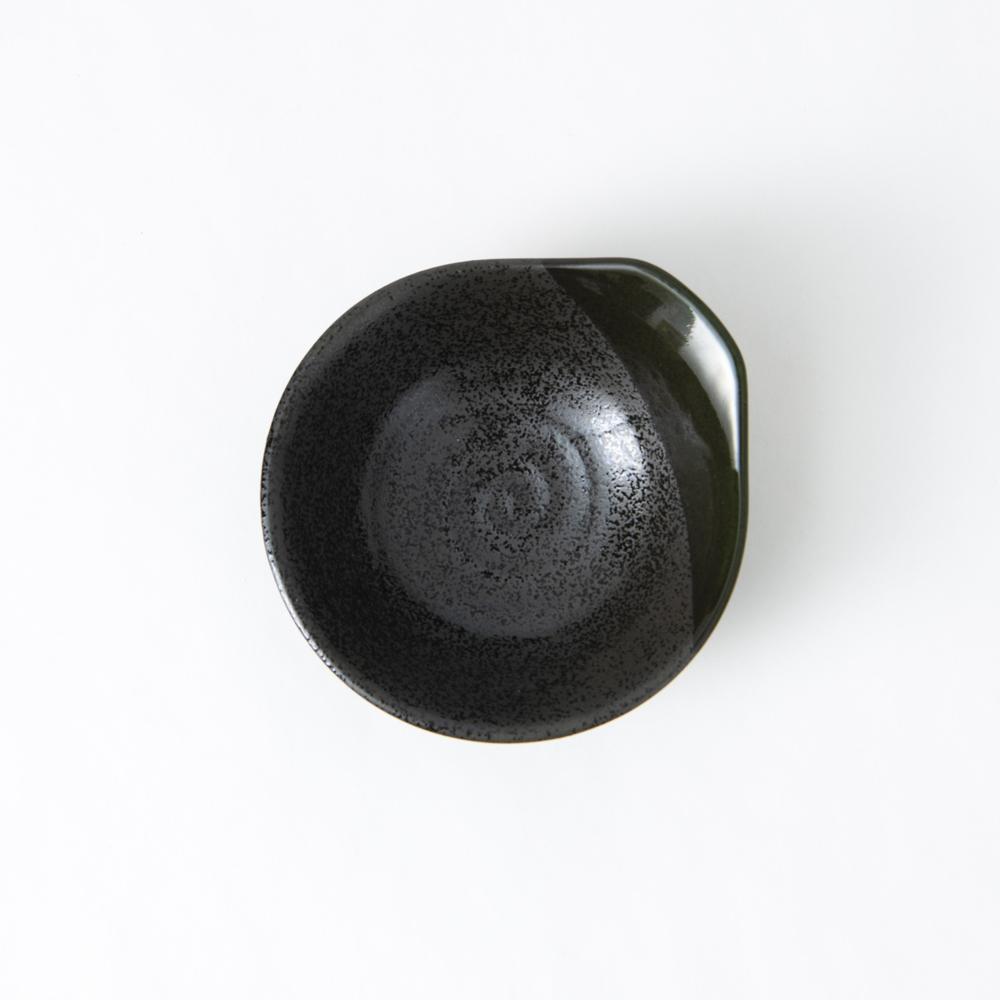 Black and Green Mino Ware Tonsui Bowl - MUSUBI KILN - Quality Japanese Tableware and Gift