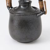 Black Crystalline Glaze Mino Ware Sake Warmer - MUSUBI KILN - Quality Japanese Tableware and Gift