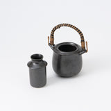 Black Crystalline Glaze Mino Ware Sake Warmer - MUSUBI KILN - Quality Japanese Tableware and Gift