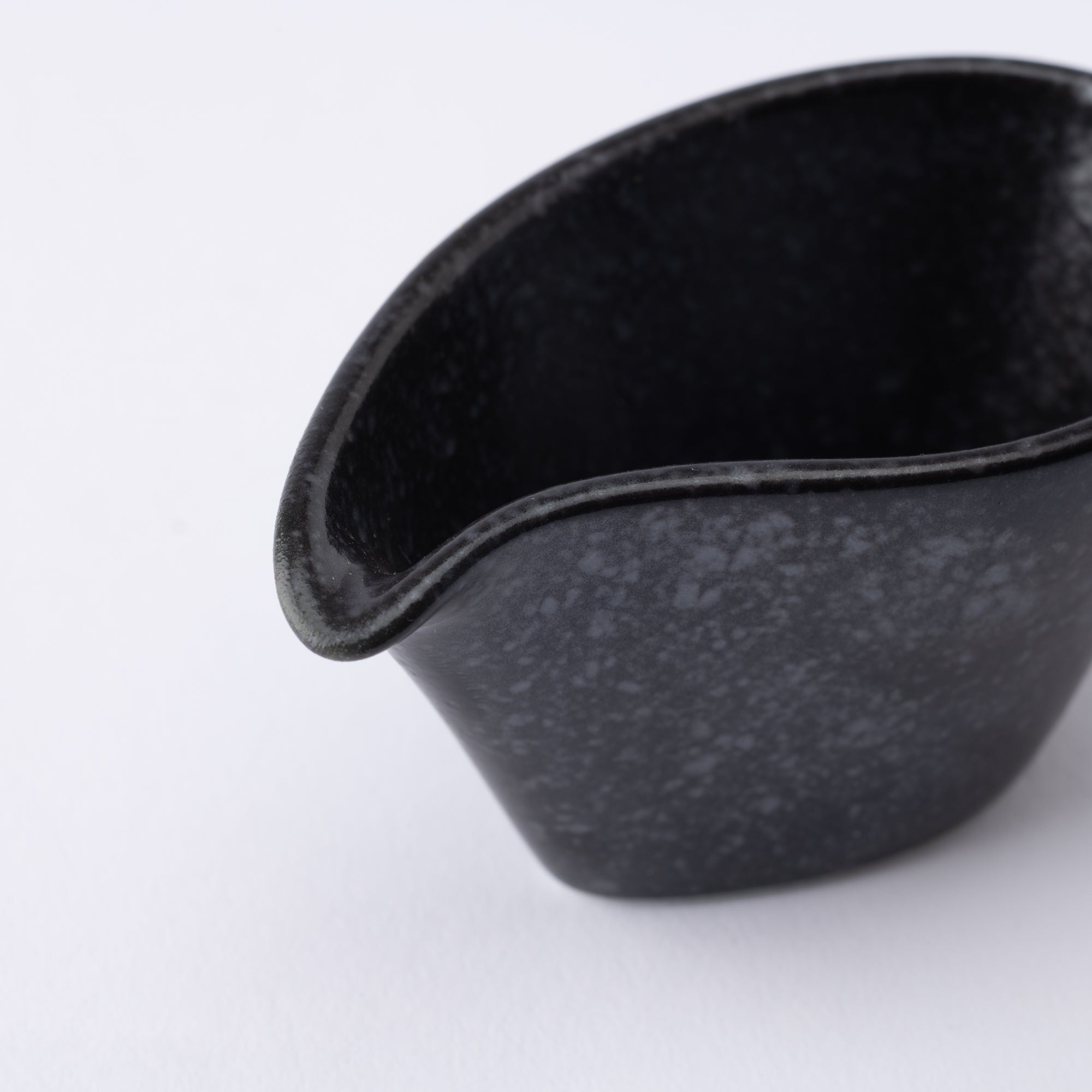 Black Mino Ware Sauce Container - MUSUBI KILN - Quality Japanese Tableware and Gift