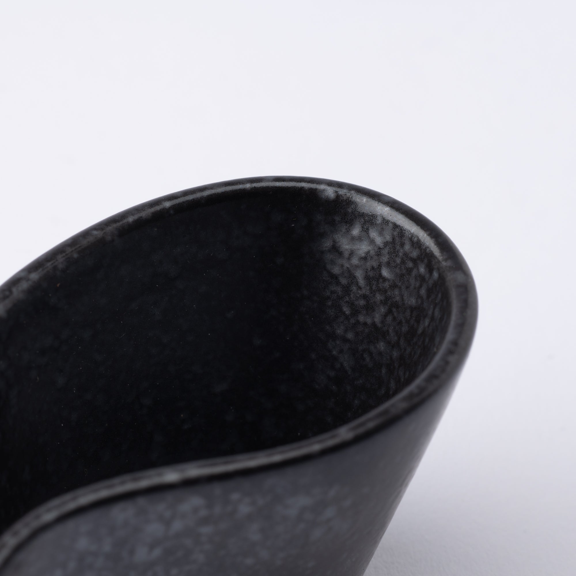 Black Mino Ware Sauce Container - MUSUBI KILN - Quality Japanese Tableware and Gift