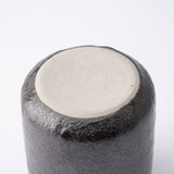 Black Nunome Mino Ware Yunomi Japanese Teacup - MUSUBI KILN - Quality Japanese Tableware and Gift