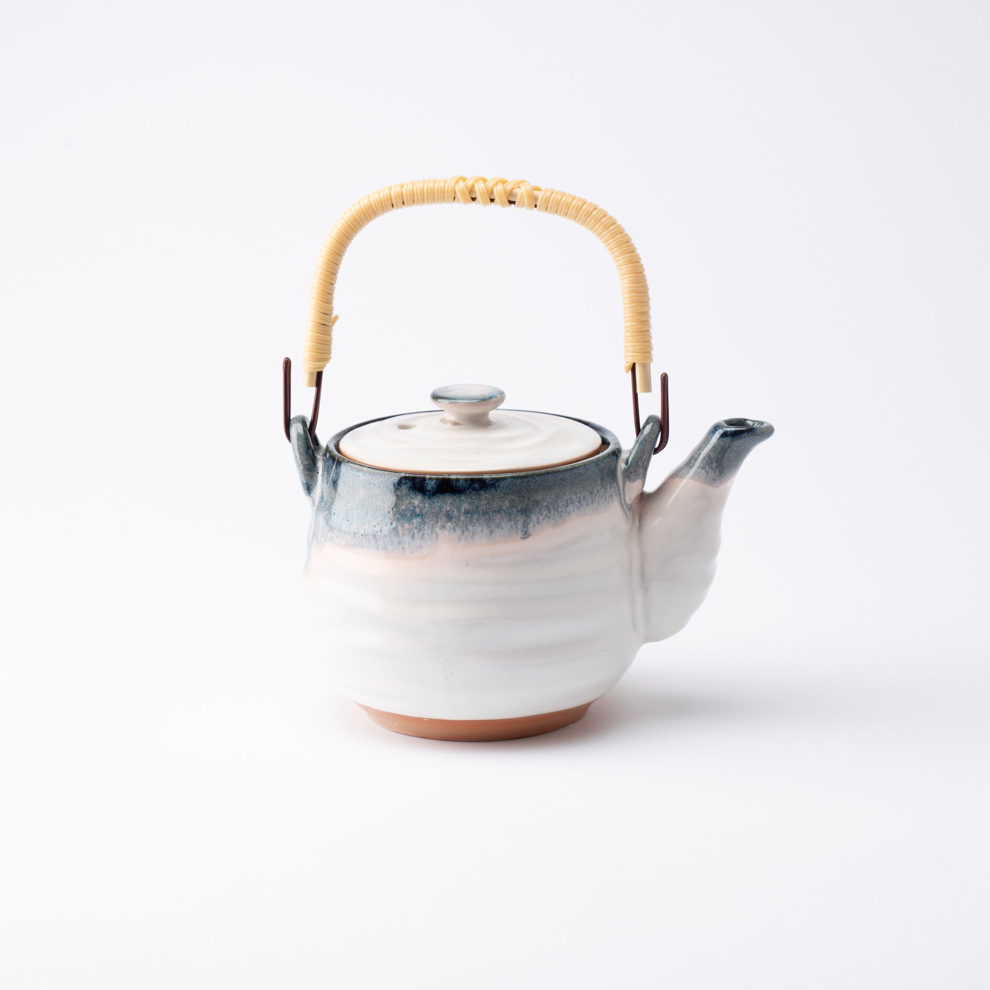 Blue Haze Mino Ware Japanese Teapot 20.3oz (600ml) - MUSUBI KILN - Quality Japanese Tableware and Gift