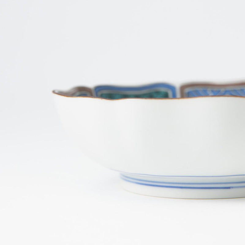 Camellia and Bird Kutani Bowl - MUSUBI KILN - Quality Japanese Tableware and Gift