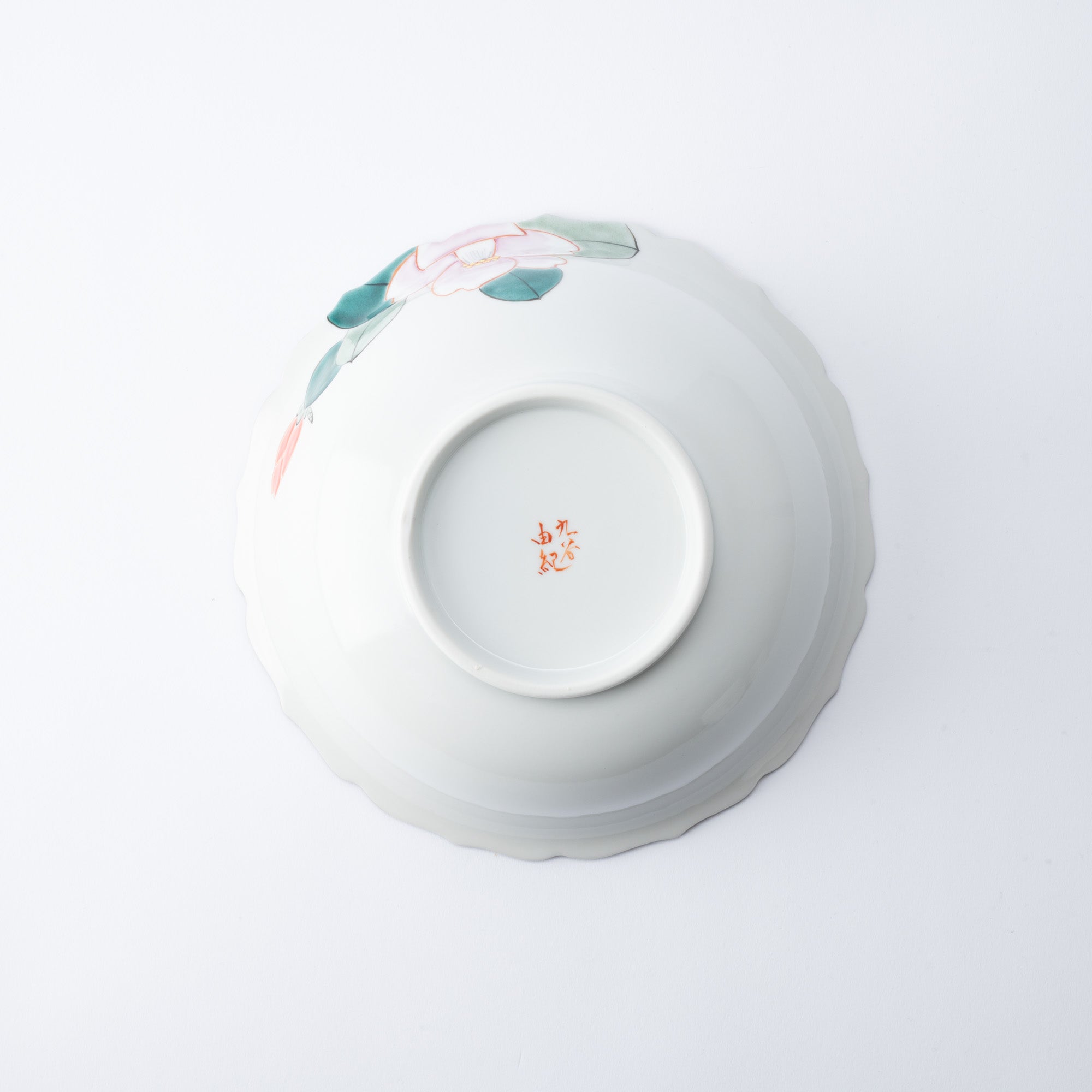 Camellia Kutani Bowl - MUSUBI KILN - Quality Japanese Tableware and Gift