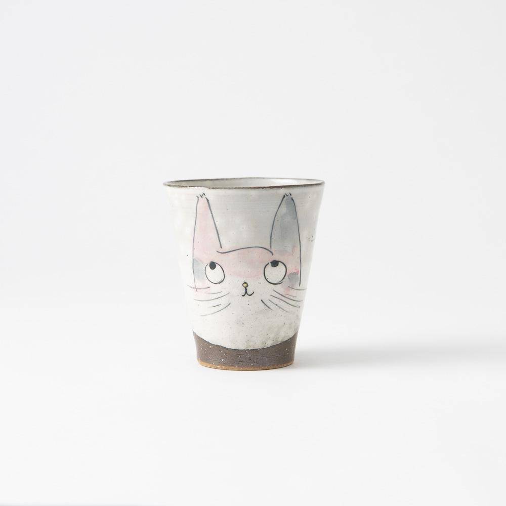 Cat Kutani Tumbler - MUSUBI KILN - Quality Japanese Tableware and Gift