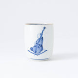 Choemon Bass Kutani Yunomi Japanese Teacup - MUSUBI KILN - Quality Japanese Tableware and Gift