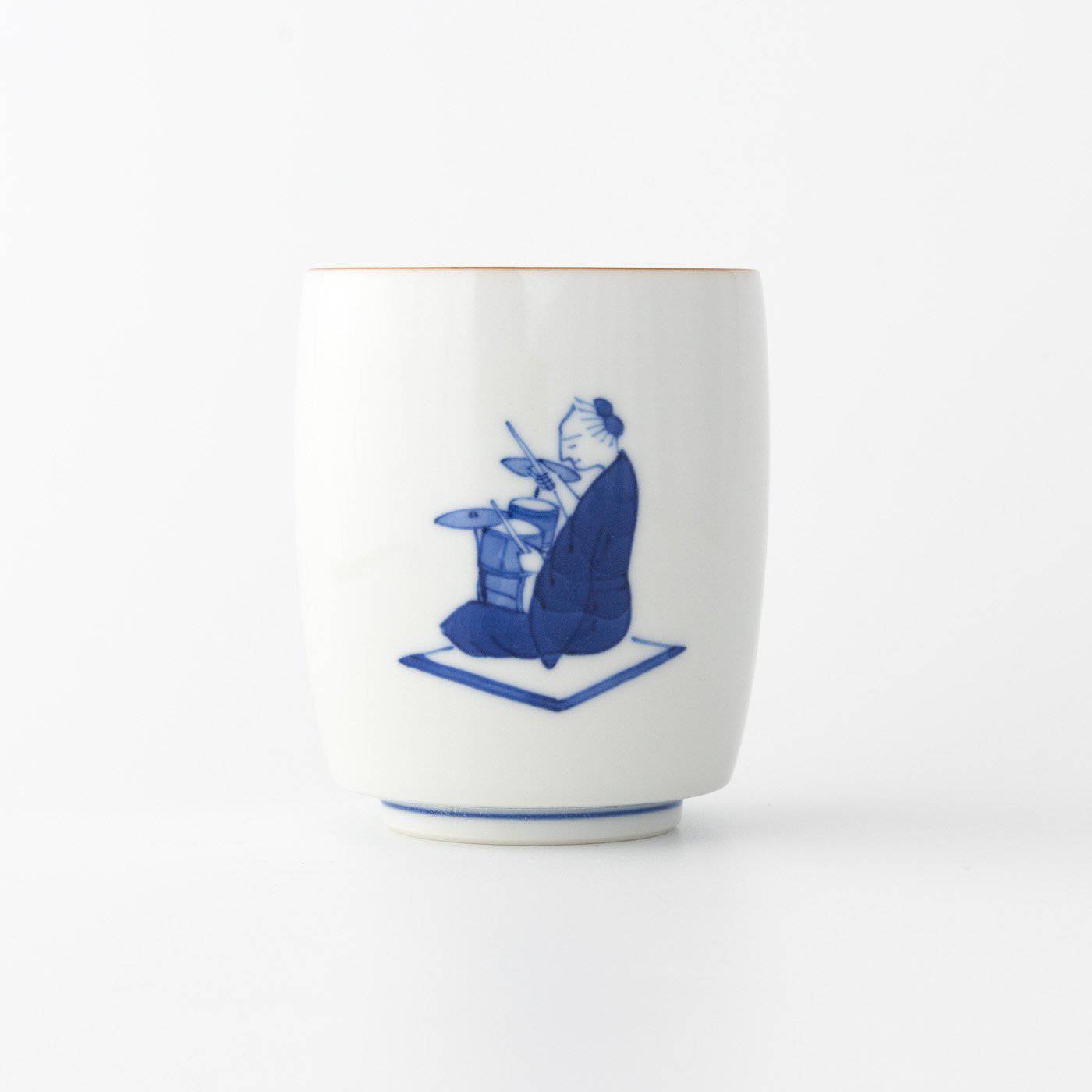 Drum Yunomi Japanese Teacup