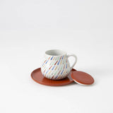 Choemon “PICNIC” Series Kutani Teacup and Saucer - MUSUBI KILN - Quality Japanese Tableware and Gift