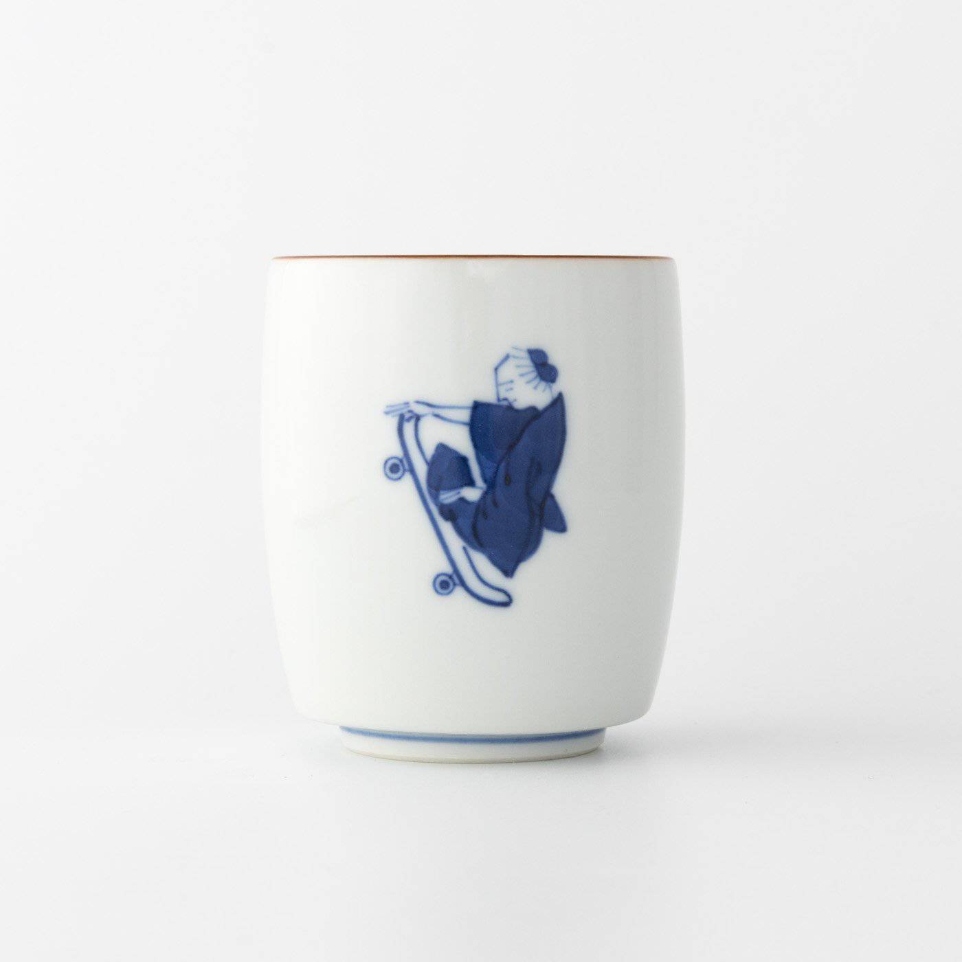 Skateboarding Yunomi Japanese Teacup
