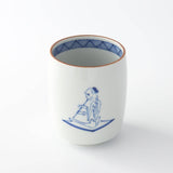 Choemon Skeleton Kutani Yunomi Japanese Teacup - MUSUBI KILN - Quality Japanese Tableware and Gift