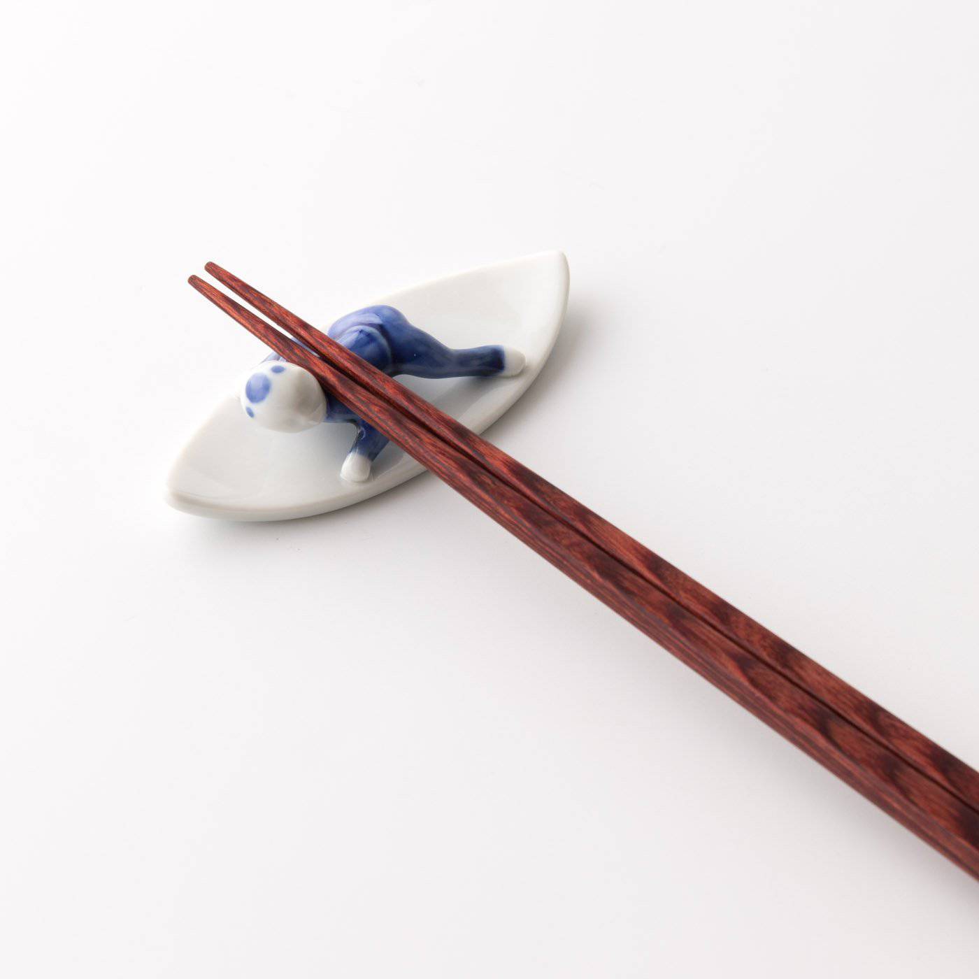 Choemon Surfer Kutani Chopstick Rest - MUSUBI KILN - Quality Japanese Tableware and Gift