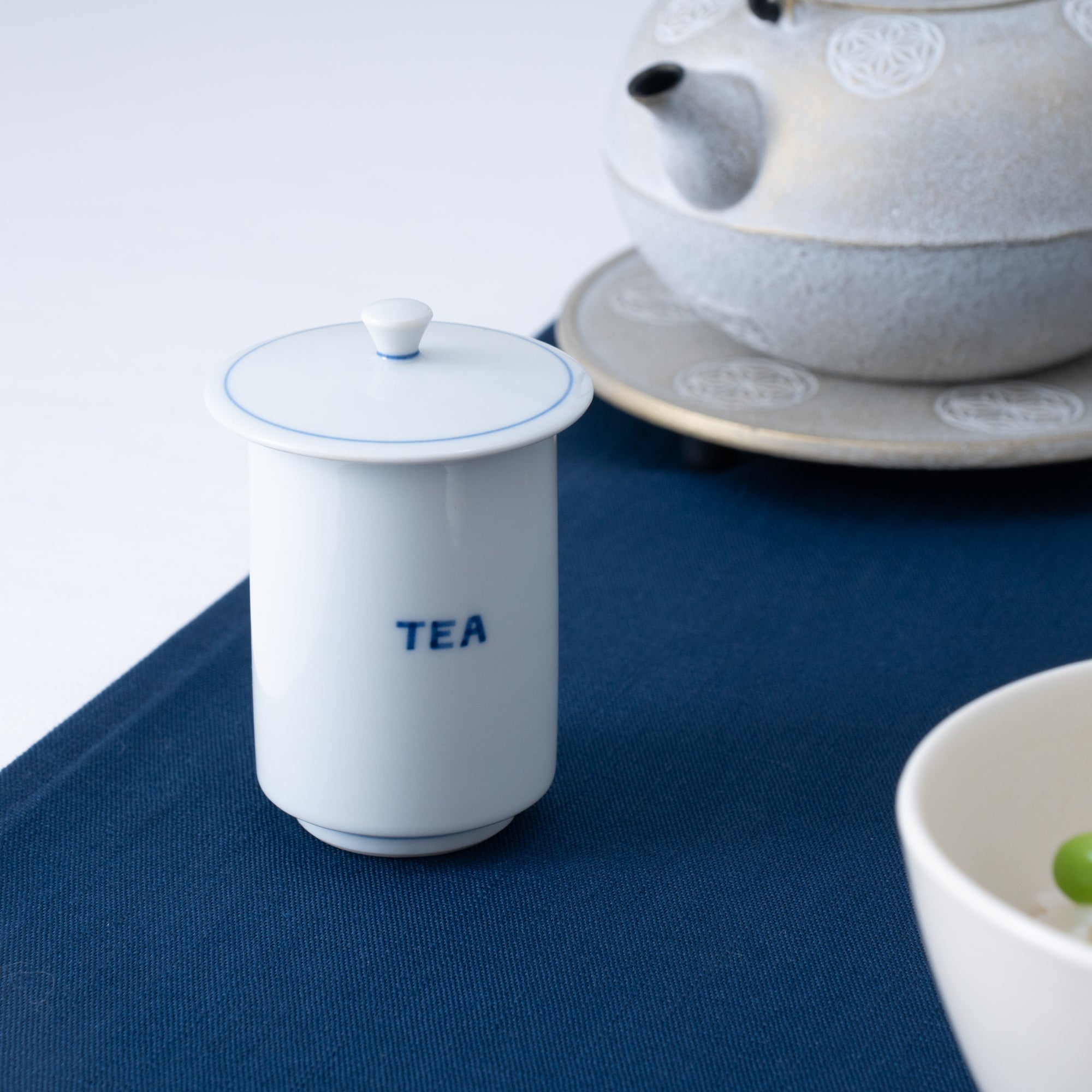 Choemon “TEA” Kutani Yunomi Japanese Teacup - MUSUBI KILN - Quality Japanese Tableware and Gift