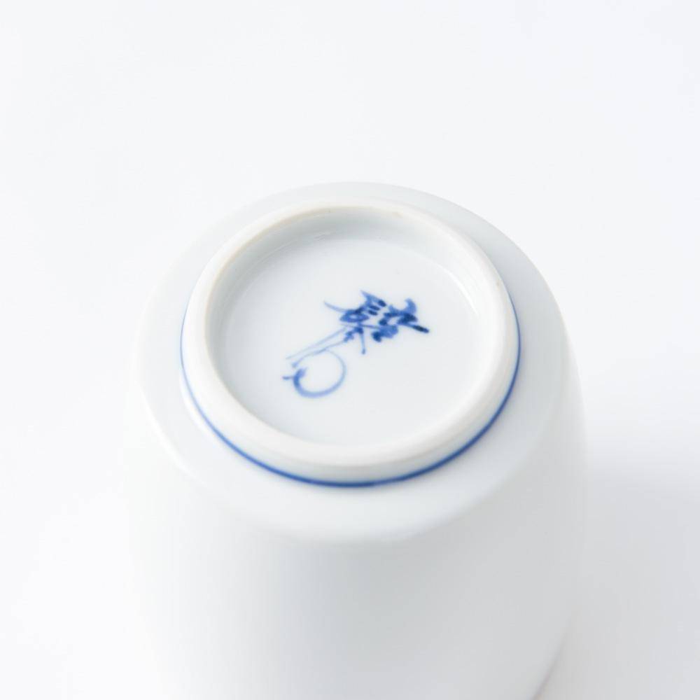 Choemon Trombone Kutani Yunomi Japanese Teacup - MUSUBI KILN - Quality Japanese Tableware and Gift